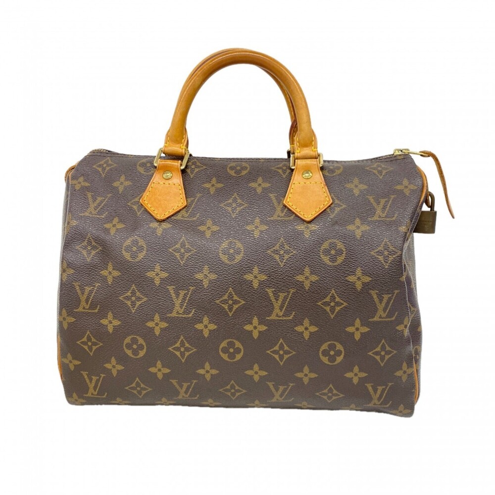 LOUIS VUITTON Brown Monogram Speedy 30 Bag